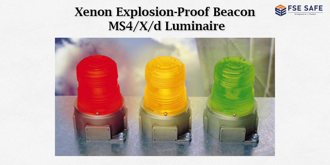 Weatherproof Xenon Explosion Proof MS4/X/d Luminaire Beacon 